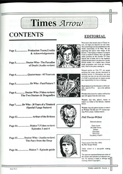 Times Arrow 2 Contents